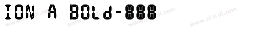 ION A Bold字体转换